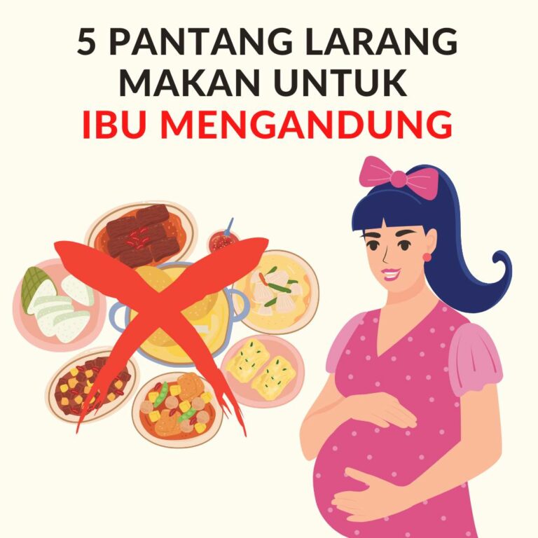 5 Pantang Larang Makan Ibu Mengandung
